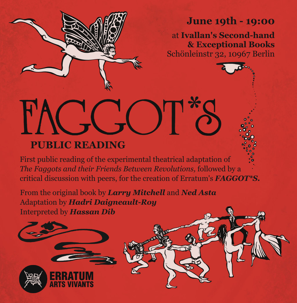 FAGGOT*S – Public&nbsp;Reading